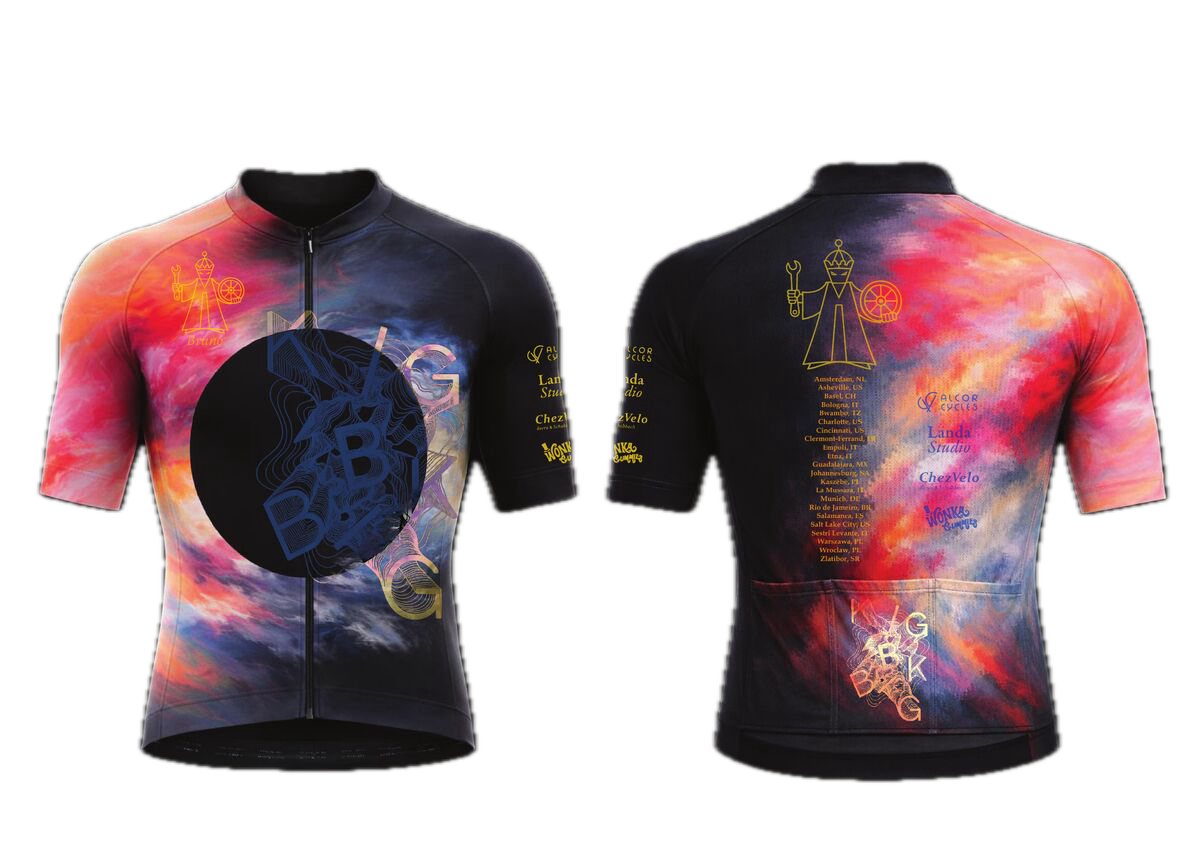 Short Sleeve — Multicolour on Black